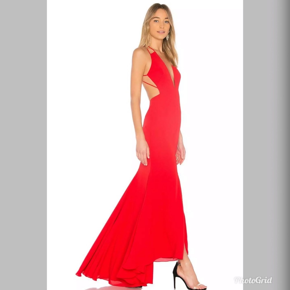 Fame and Partners Surreal Dreamer Red Dress
